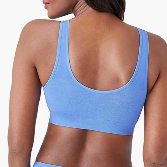NWT Wacoal Women's B-Smooth Bralette, blue yonder, 34 - Picture 4 of 4